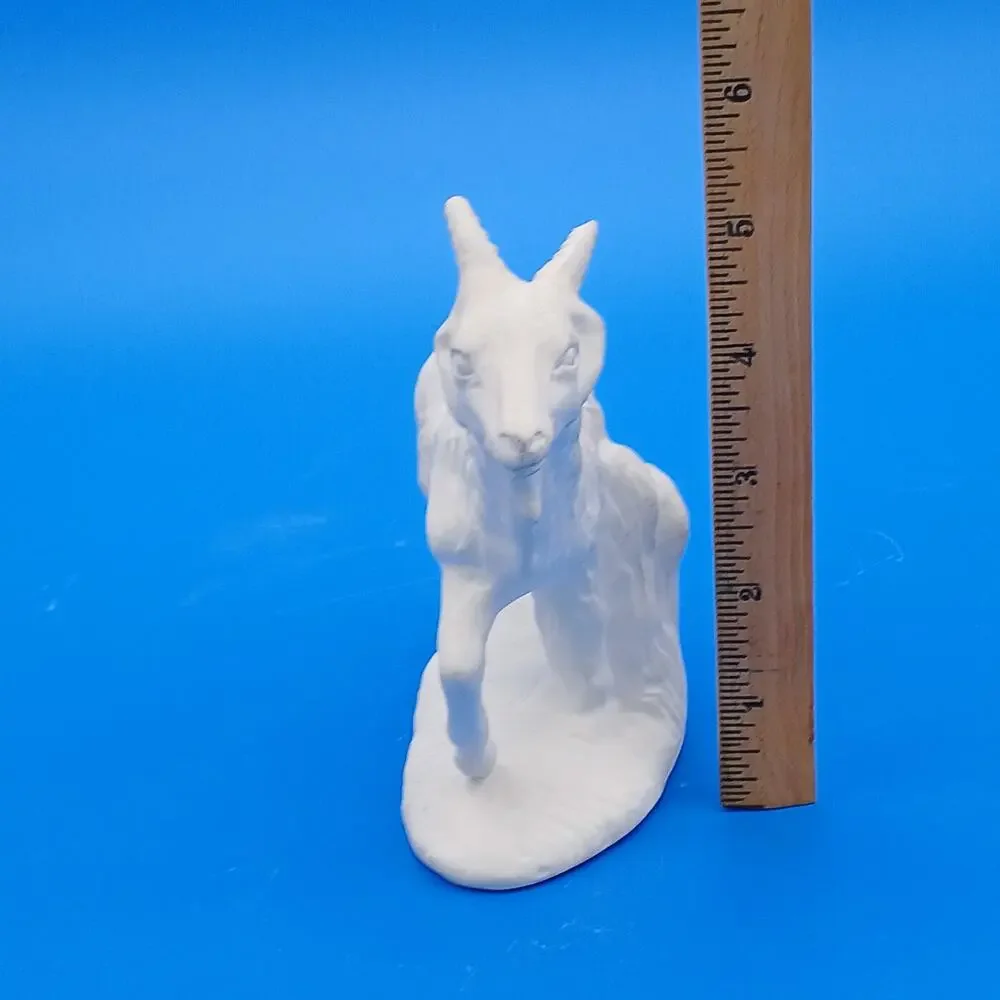 Vintage Atlantic & Euro-o-Con Mold Nativity Donkey Sheep - Unpainted & Unfired